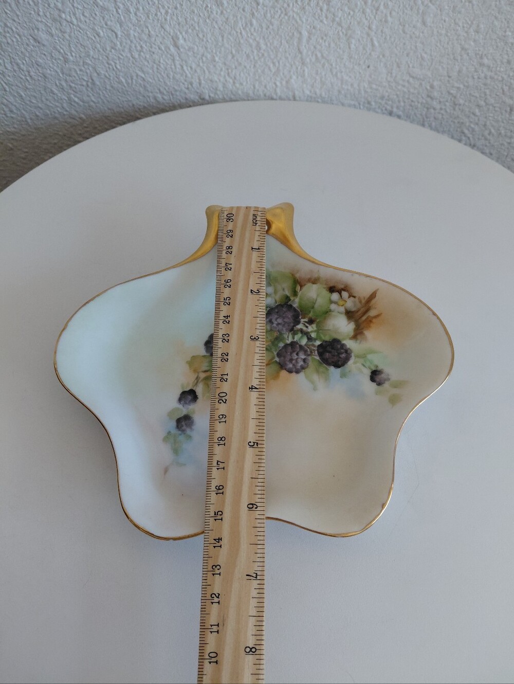 Hand Painted Fine Porcelain Dish Bowl MC Vintage Germany ? - Picture 13 of 15